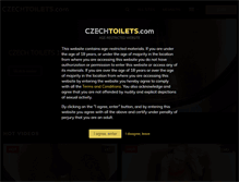 Tablet Screenshot of czechtoilets.net